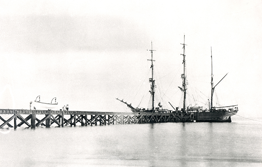 Walvis Bay Segelschiff 1899
