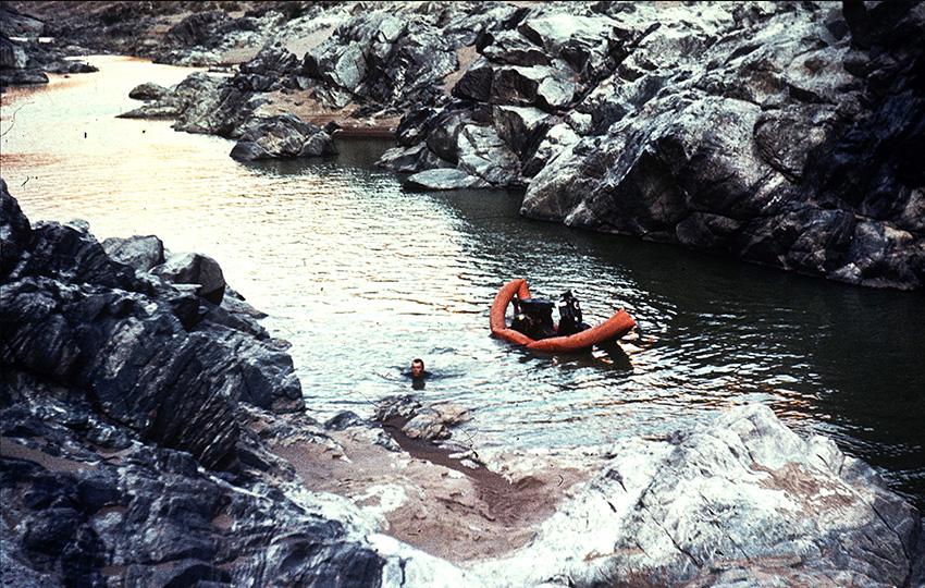 Schlauchboot im Fischfluss Canyon