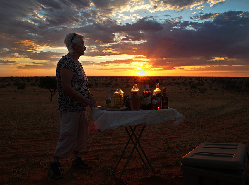 Kalahari Namibia Sundowner