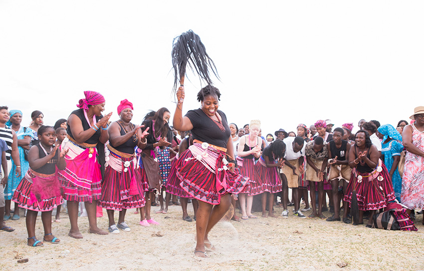 Ovambo-Hochzeit Traditionelle Feierlichkeiten