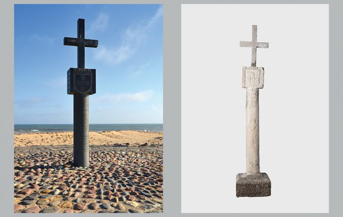 Säule von Cape Cross, Duplikat und Original