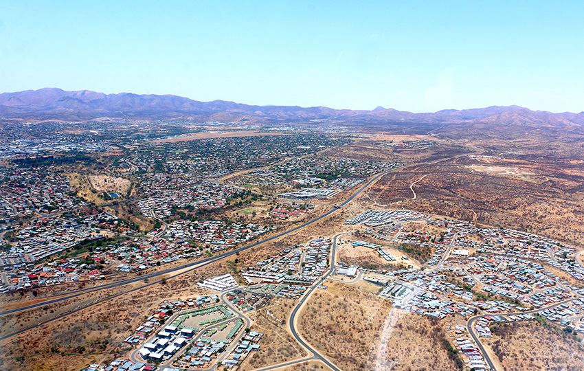 Windhoek Luftaufnahme