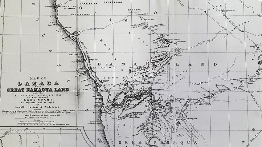 Karte Damara Namaqualand