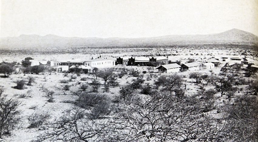 Garnisonslazarett Windhoek, um 1900