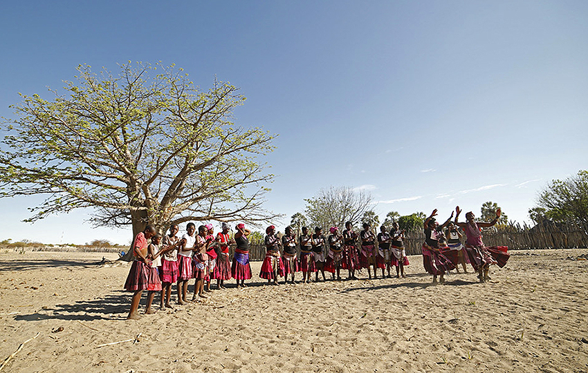 Namibia, traditionelle Tanzgruppe