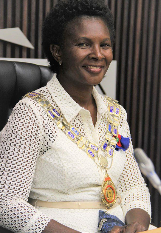 Windhoeker Bürgermeisterin, Fransina_Kahungu_