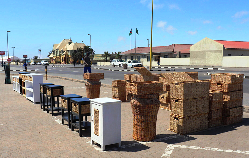 Straßenmarkt vor Altem Gefängnis, Swakopmund