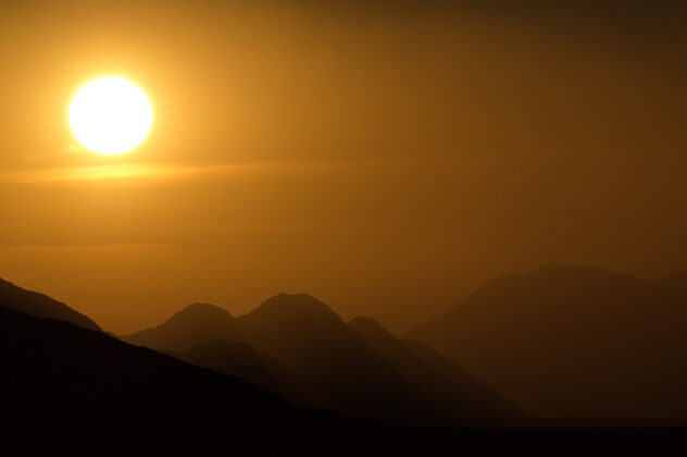 Sonnenuntergang, Namibia
