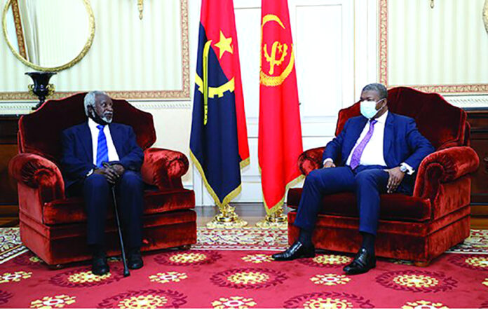 Angola Namibia Altpräsidententreffen