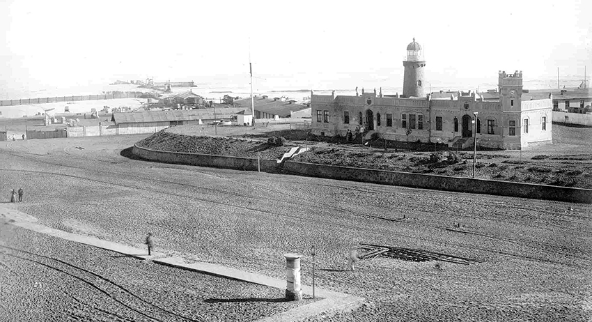 Bezirksamt, Leuchtturm, Swakopund, 1905