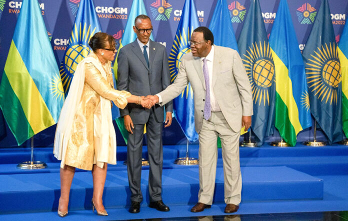 Präsident Hage Geingob, Namibia, Commonwealth-Gipfel
