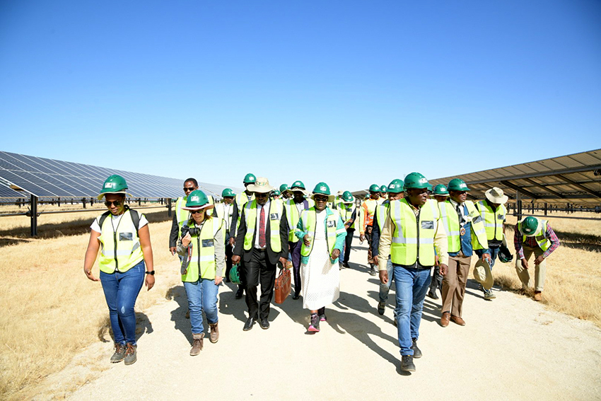 Solarkraftwerk in Omaruru, Namibia